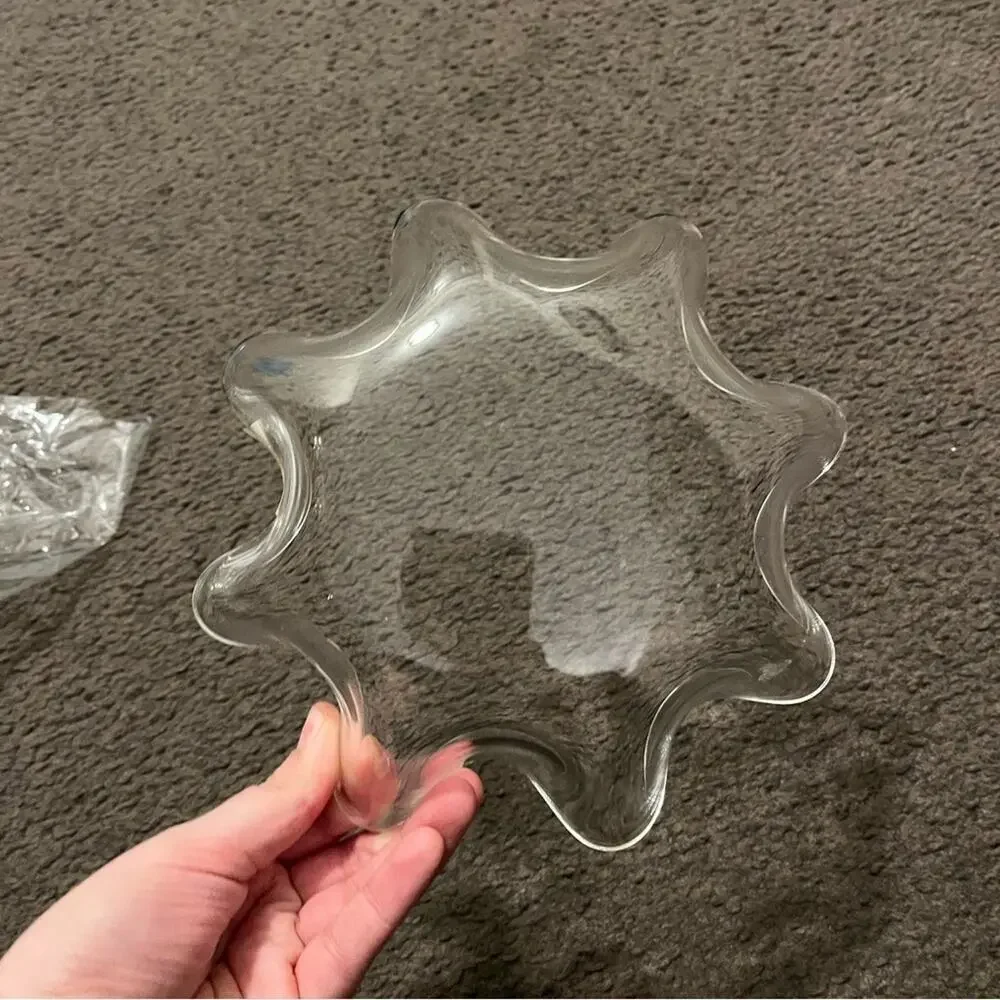 Vintage Clear Acrylic Fruit Bowl